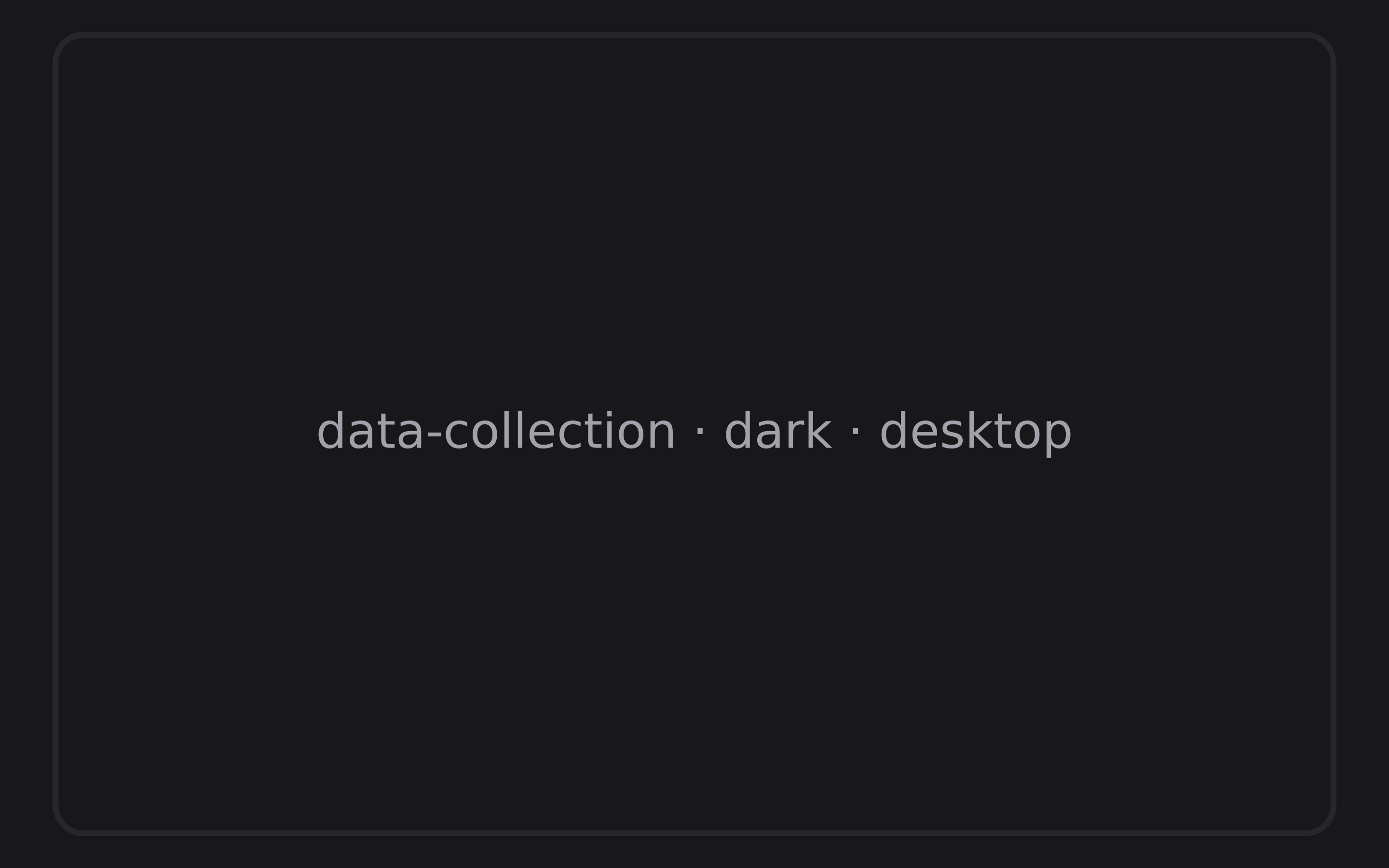 KernelCash Data Collection setting with a toggle for storing the last 4 digits of account numbers